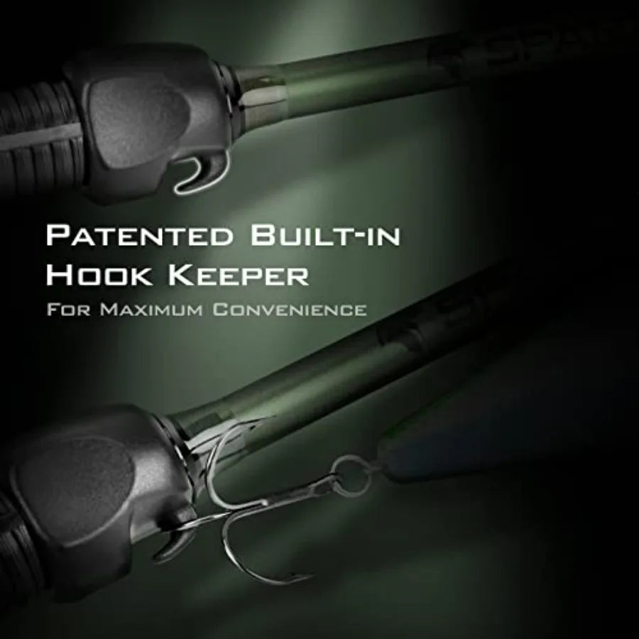 Spartacus II Fishing Rods - IM6 Graphite Blanks and Rods, 2-Piece Rods with Extra Tip Section