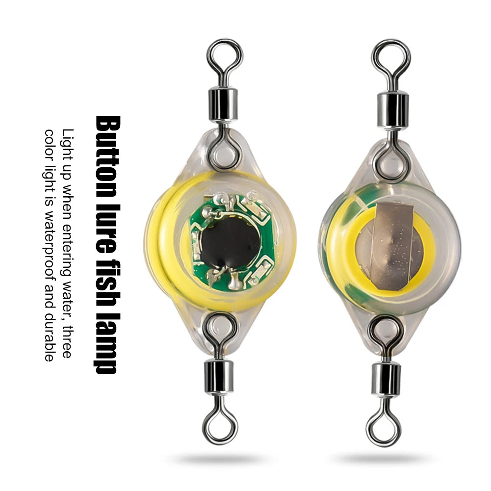 Squid Fishing Bait Luminous Lamp LED Mini Attracting Fish Lamp 4cm