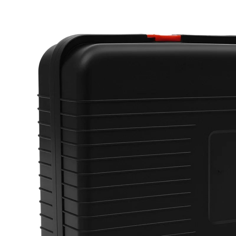 Portable Dual-Burner Propane Camping Stove with Non-Stick Griddle & Carry Case