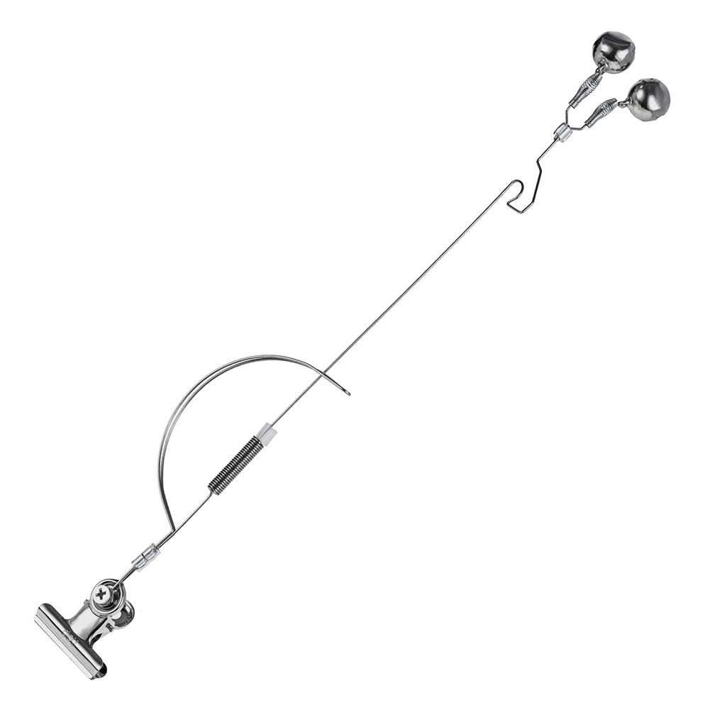 Fishing Rod Bite Bait Alarm Stainless Steel Night Fishing Alarm Bells Carp Tackle Anti-corrosion Anti-rust Fishing Equipment
