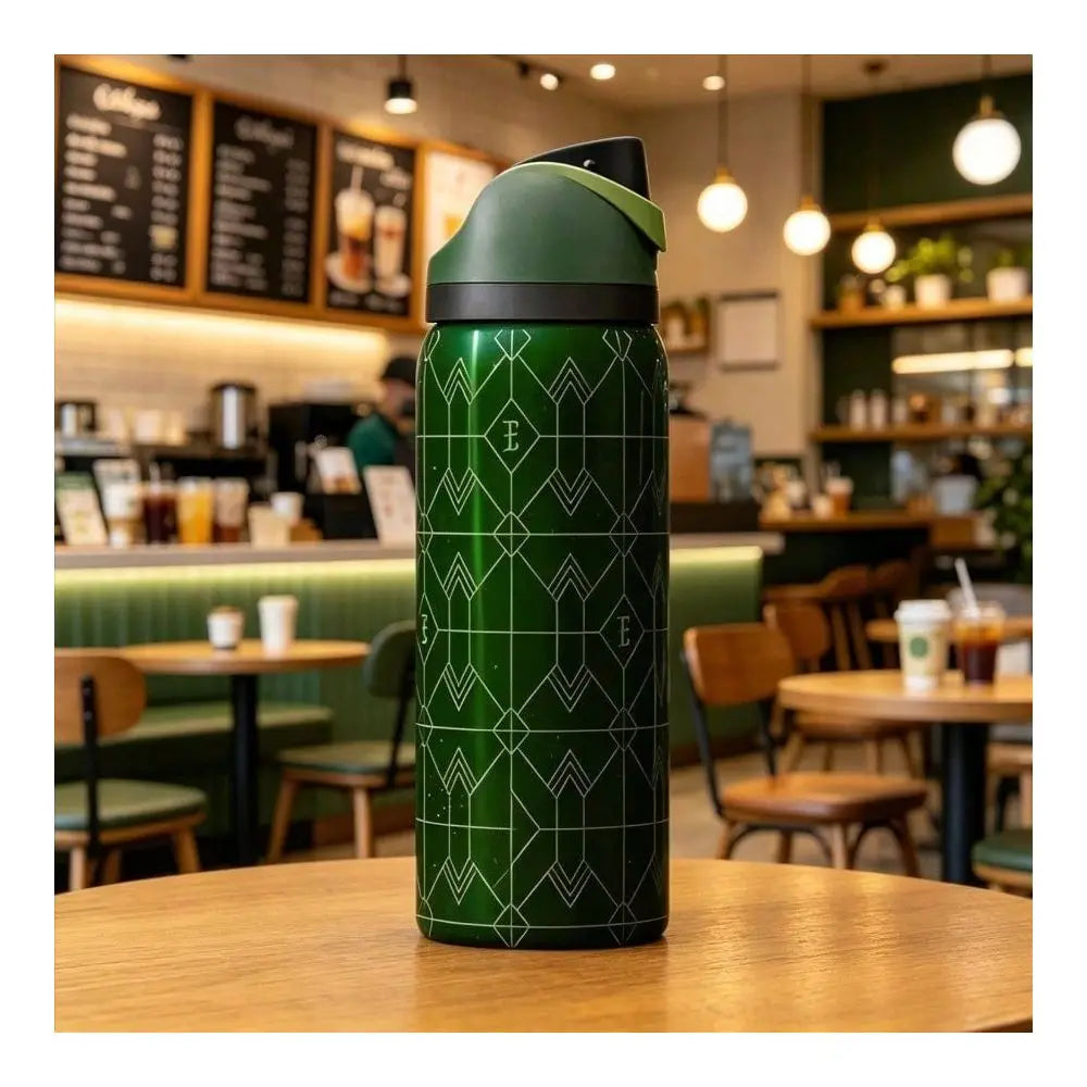 32 oz Insulated Stainless Steel Water Bottle with Straw Lid