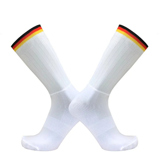 Socks Aero Anti Slip Silicone Summer Whiteline Cycling Socks