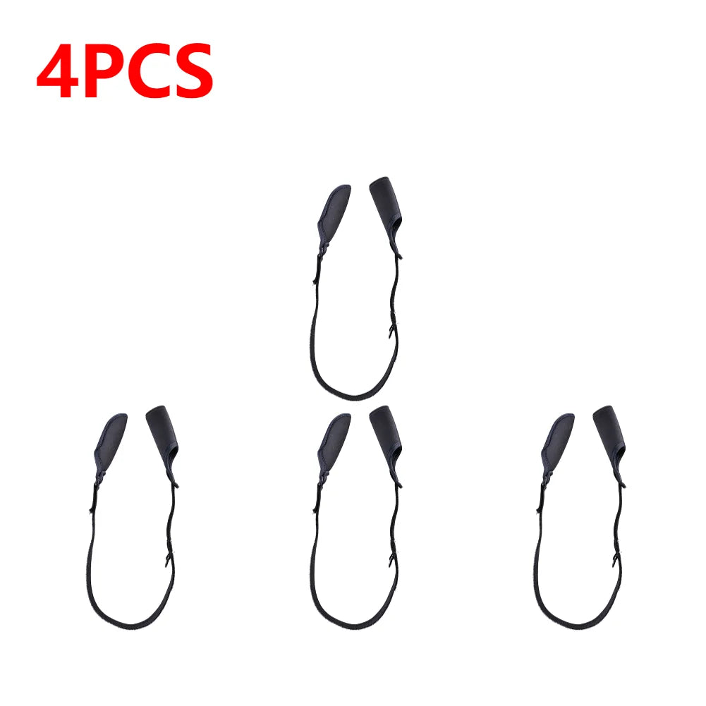 1-10PCS Fishing Rod Protection Sleeves Luya Bundle Rod Belt Adjustable Cover Strap Rod Organizer Fish Tool