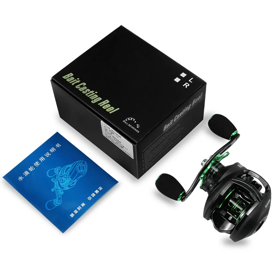 LINNHUE Best Baitcasting Reel BS2000 8.1:1 High Speed Spare Spool Reel