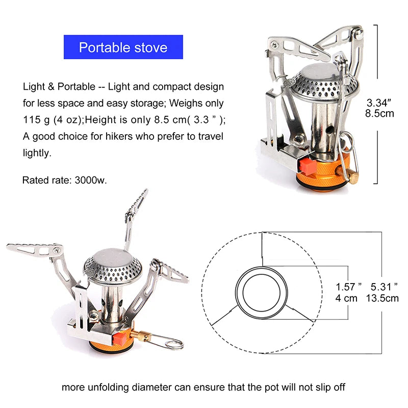 Widesea Camping Cookware Set Outdoor Tableware Equipment