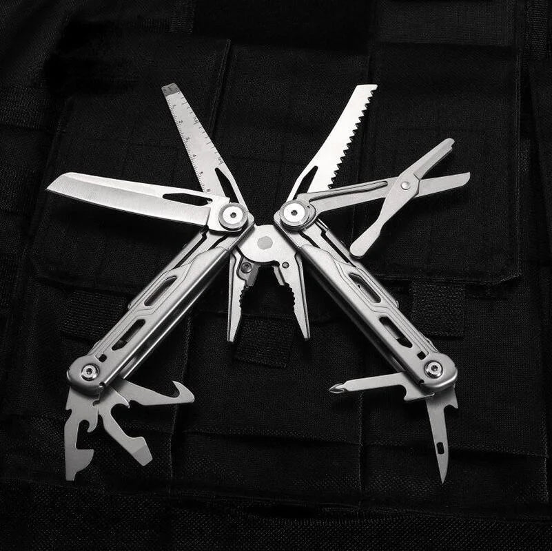 Daicamping DL10 Pocket Multi Folding Knife Plier Multi-purpose Clamp Outdoor EDC Multitools Survival Gear Clip Hand Tool Sets