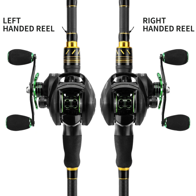 LINNHUE Best Baitcasting Reel BS2000 8.1:1 High Speed Spare Spool Reel