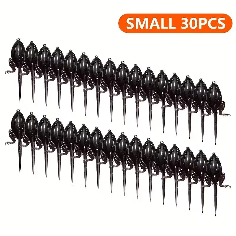 10/30 soft bodied small/large fly bait with hook - Realistic floating action bait