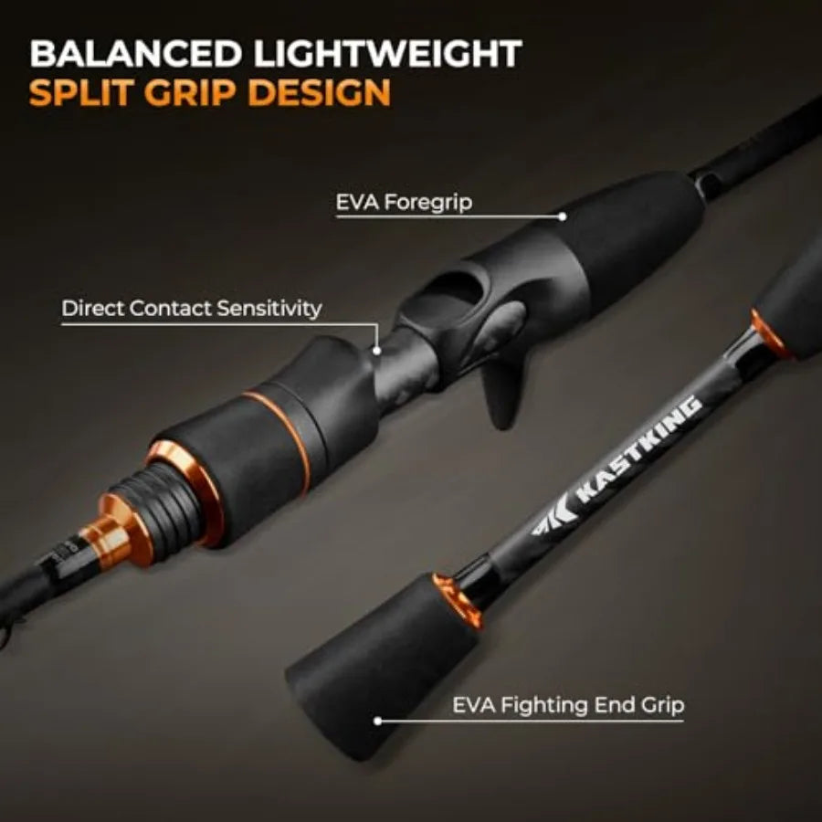 Zephyr Fishing Rods BFS casting Rods, IM6 Graphite, Extra Twin-Tip, 2pc and 3pc Travel Design