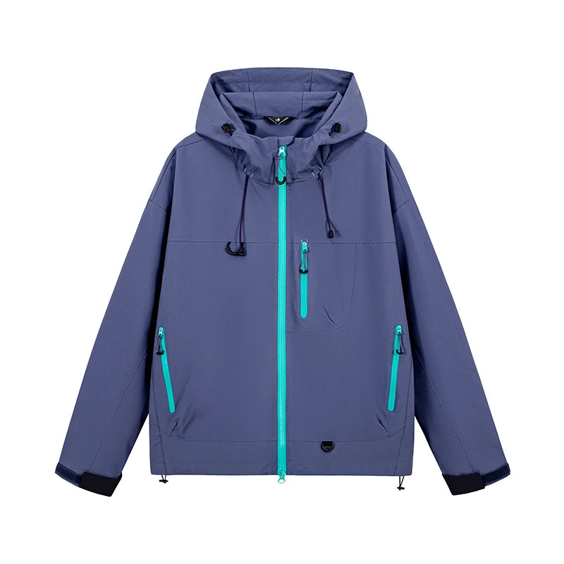 Unisex Hiking Jacket Waterproof Autumn Windbreaker Fishing Hoodie