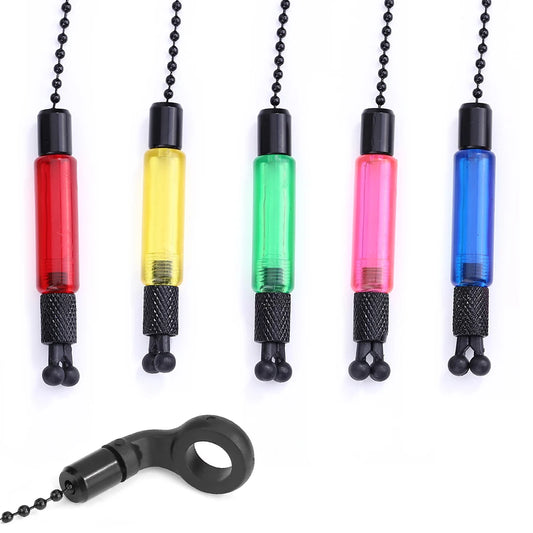 Bite Alarms Carp Fishing Hangers Bobbins Swingers Indicators Fishing Alarm Swinger Steel Chain 4 Color Bite Alarm Fishing Tools