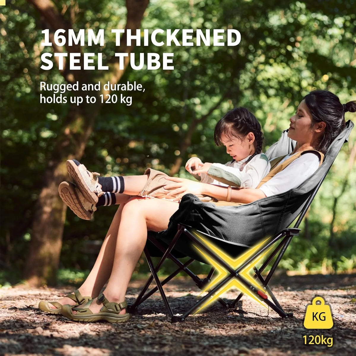 Naturehike Sea Star 2-Position Adjustable High-Back Camping Chair