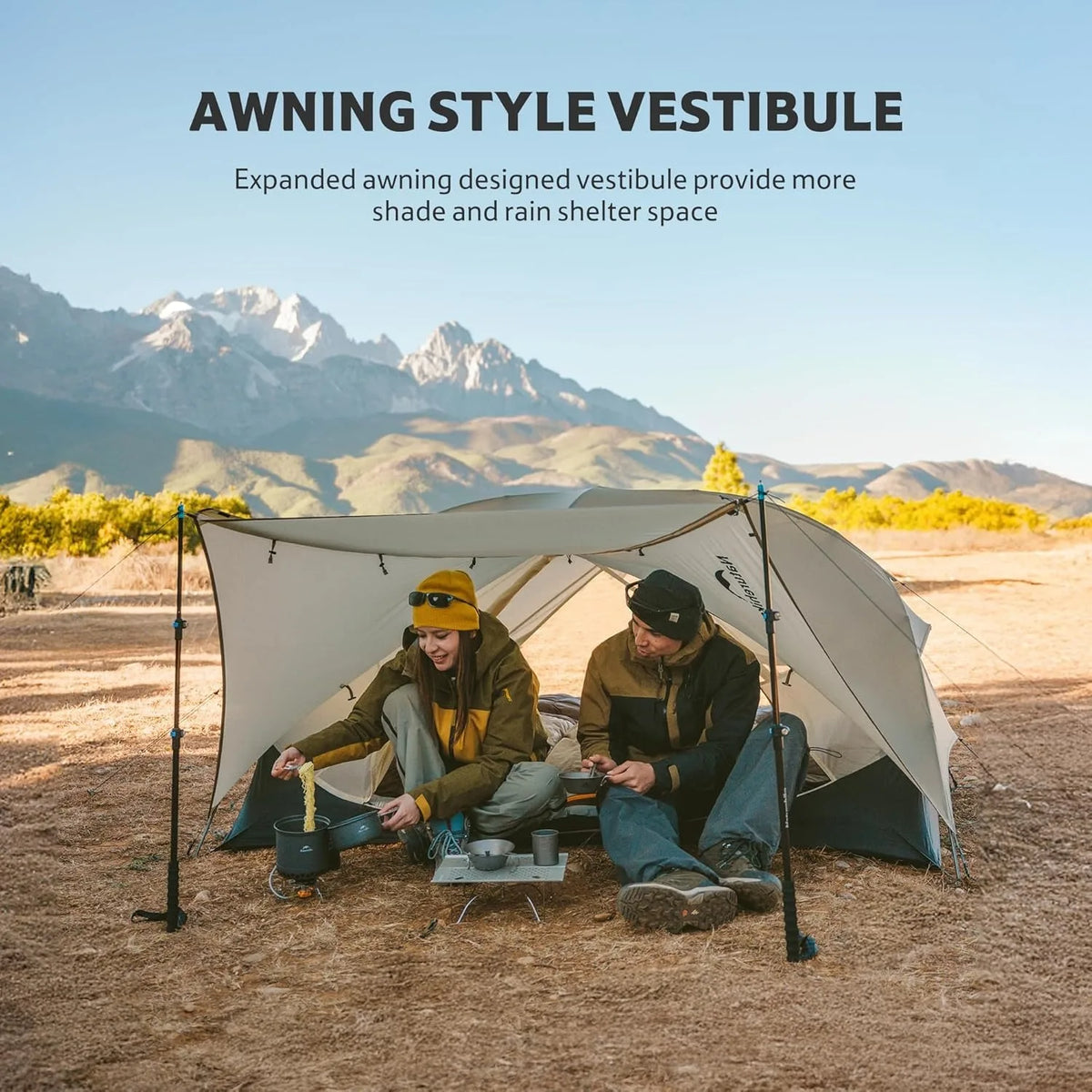 Naturehike Mongar 15D Ultralight Backpacking Tent (1–2 Person)