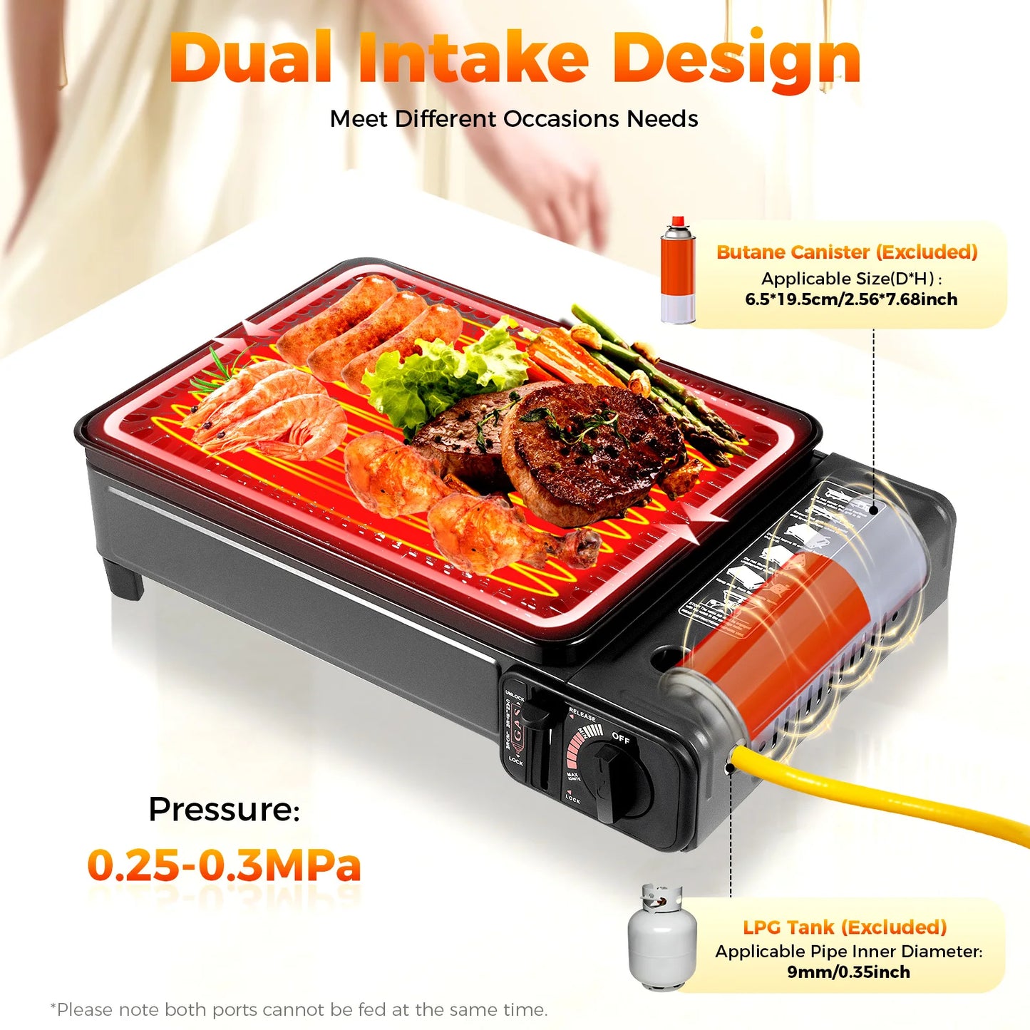 Portable Camping Grill Gas Stove Butane Gas Stove