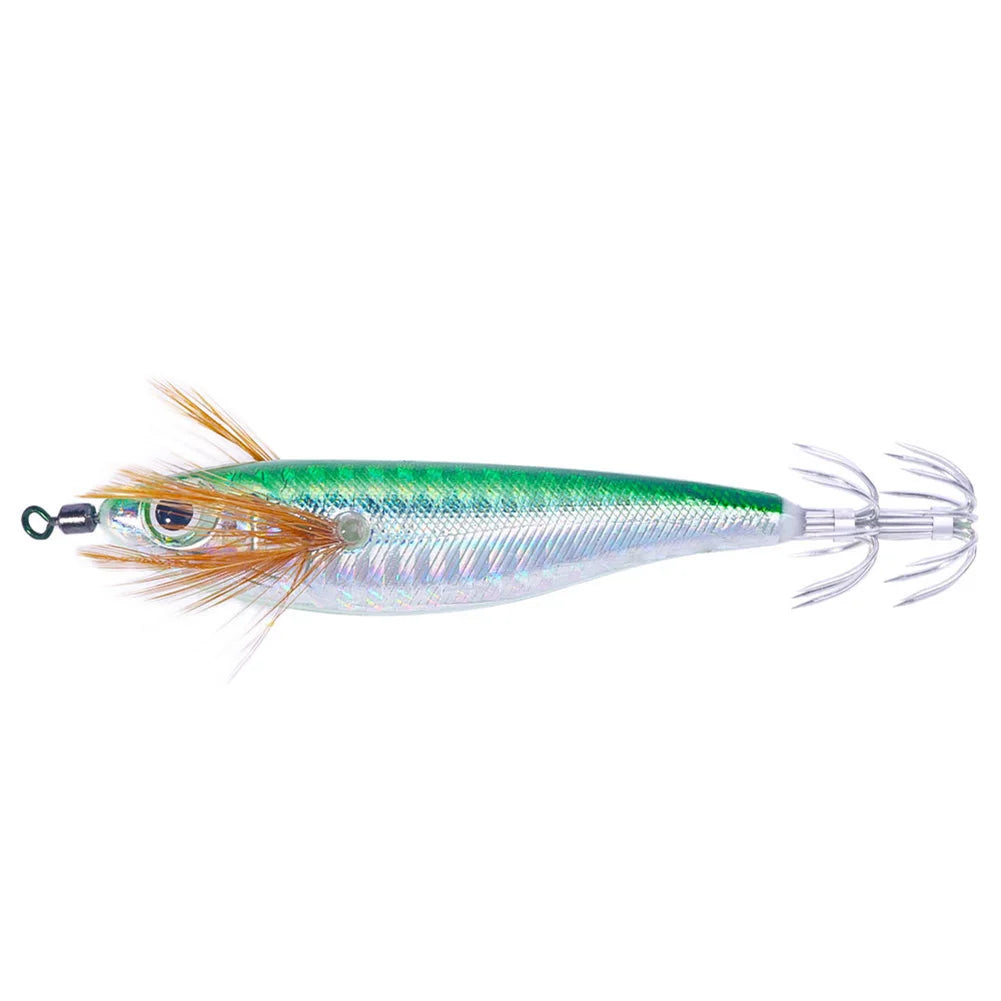 10.3cm/7.4g Attracting Lure Double Hook Glowing Octopus Bait