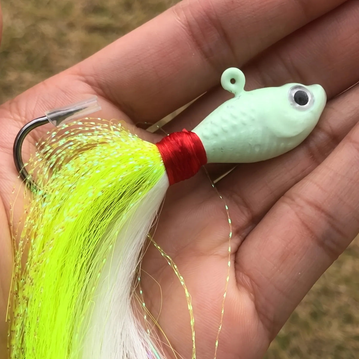 5-Pack 28g Realistic Deer Hair Sea Fishing Lures