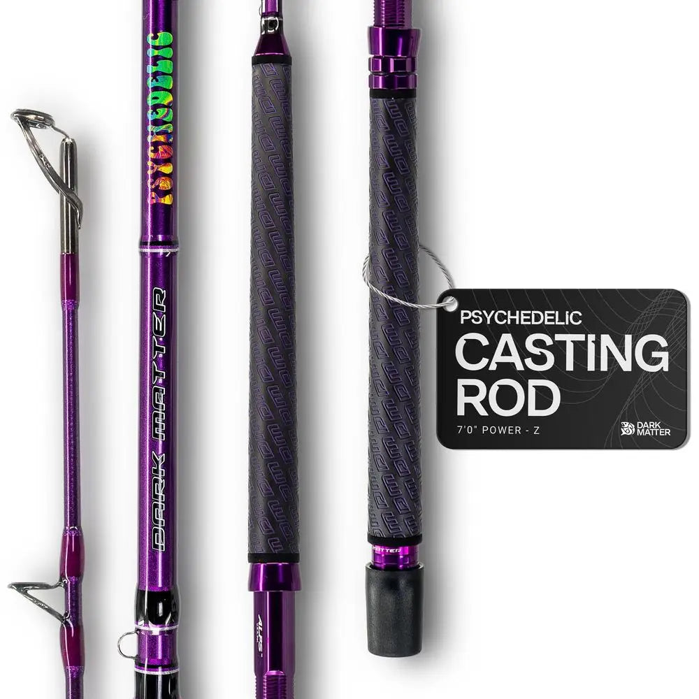 Psychedelic Casting Fishing Rods Medium Heavy Power X High Modulus M3 Carbon Nano