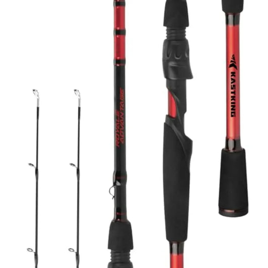 Royale Advantage Fishing Rod IM6 Graphite Blanks, 2-Pieces Rods with Extra Tip Section, KastFlex Technology
