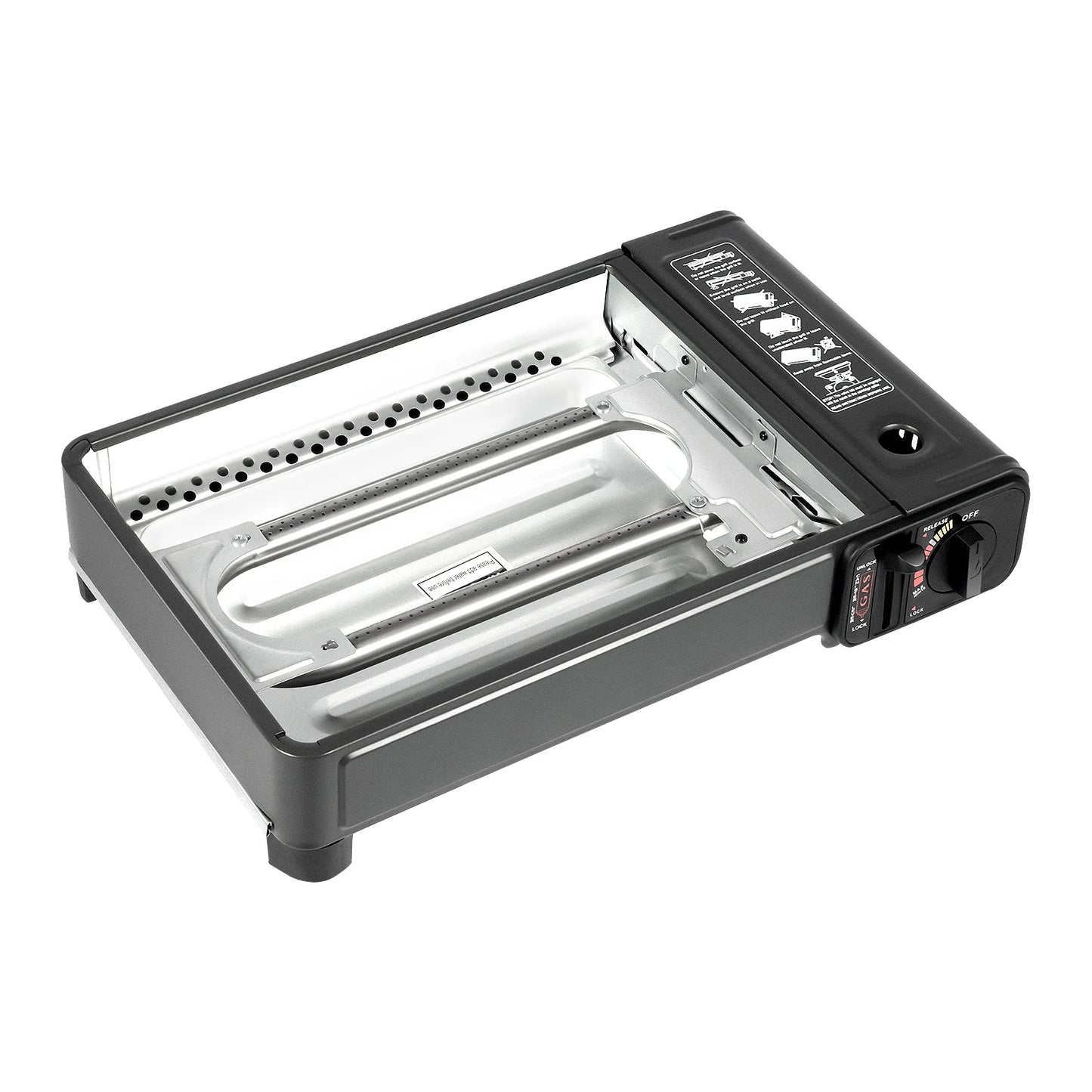 Butane Grill Stove With Grilling Net Portable 1 Burner Gas Stove