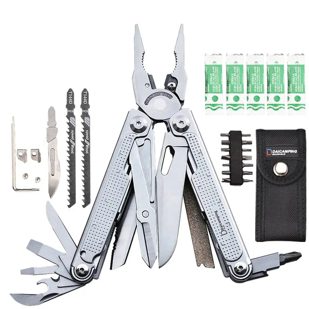 Daicamping DL25 DL30 EDC Multi-tool Kit Multifunctional Tools Hand Multi Tool Folding Multit Survival Pliers Sets