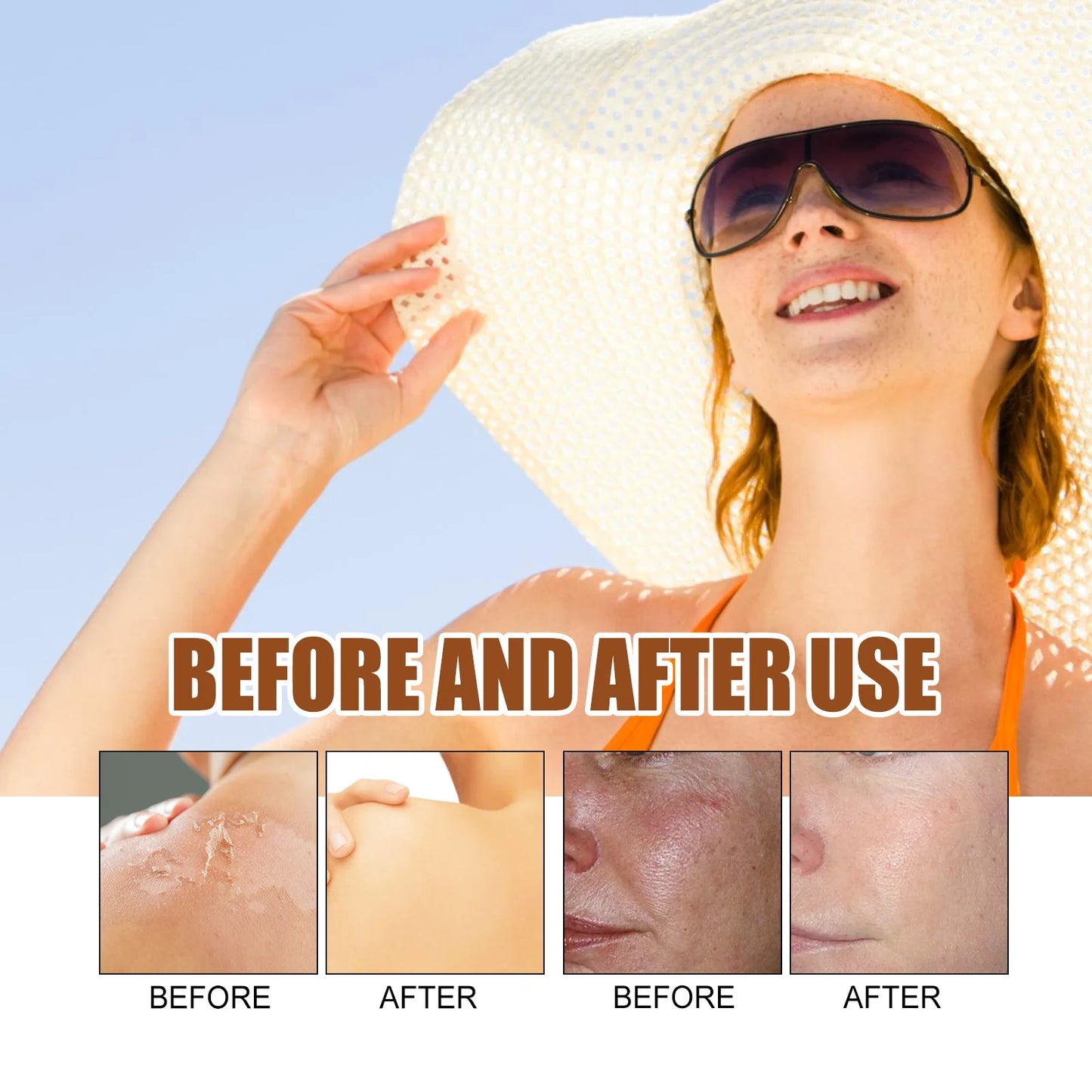 Spf50 Sunscreen for Face Facial Body Skin UV Protective Oil-Control Moisturizing Sun Block Refreshing Waterproof Sunscreen