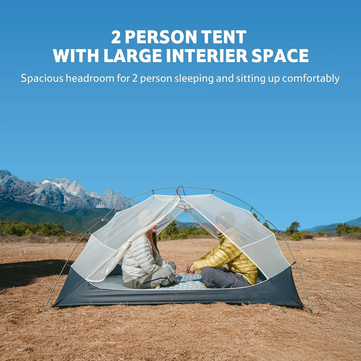 Naturehike Mongar 15D Ultralight Backpacking Tent (1–2 Person)