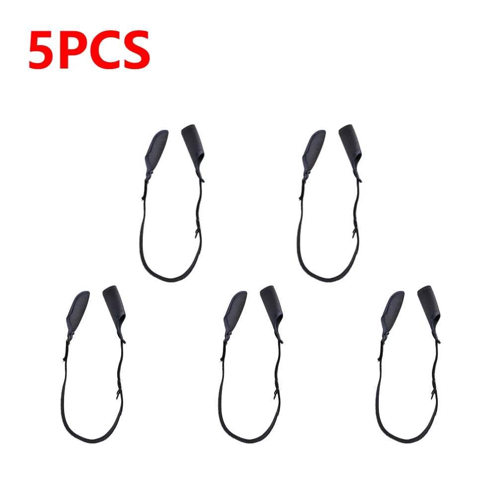 1-10PCS Fishing Rod Socks Strap Fishing Pole Sleeves Belt Rod Protector Adjustable Rod Cover Protector for Fishing Rod Tube Case
