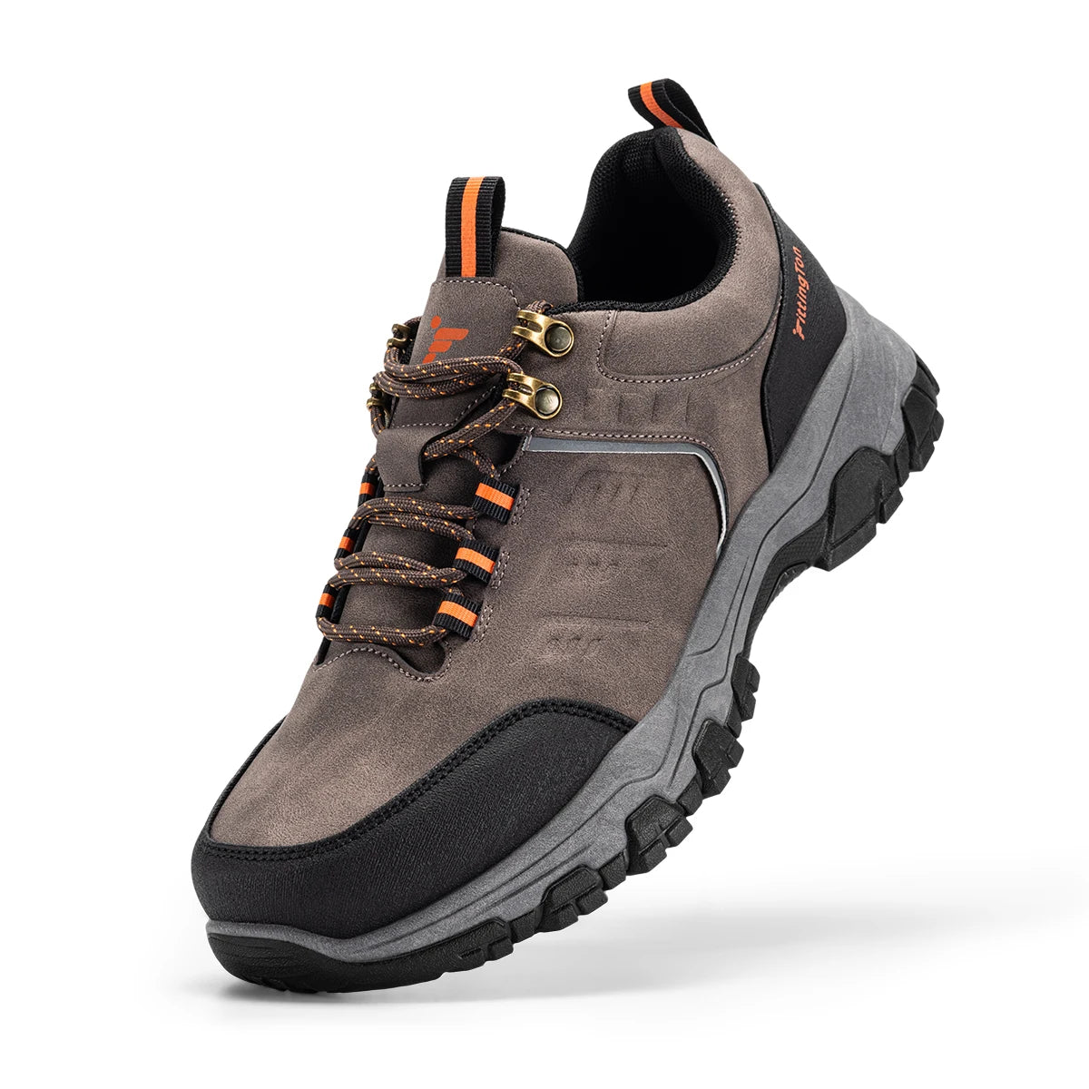 Fittington Men's Hiking Shoes Outdoor Mountaineering Cushioning Non-Slip Lightweight Strong Grip Casual Sneakers
