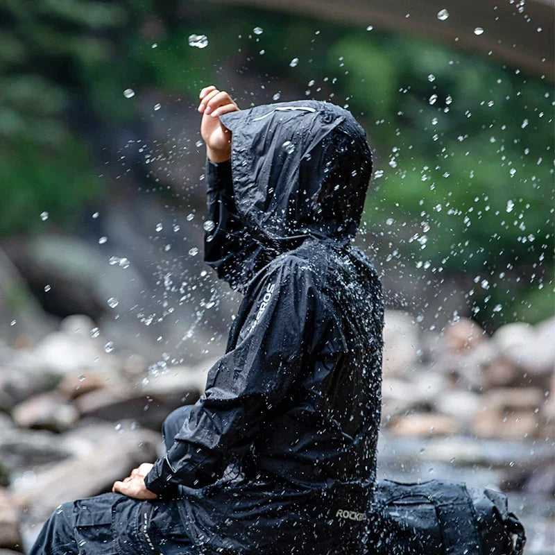 ROCKBROS Cycling Raincoat | Breathable Waterproof Windbreaker