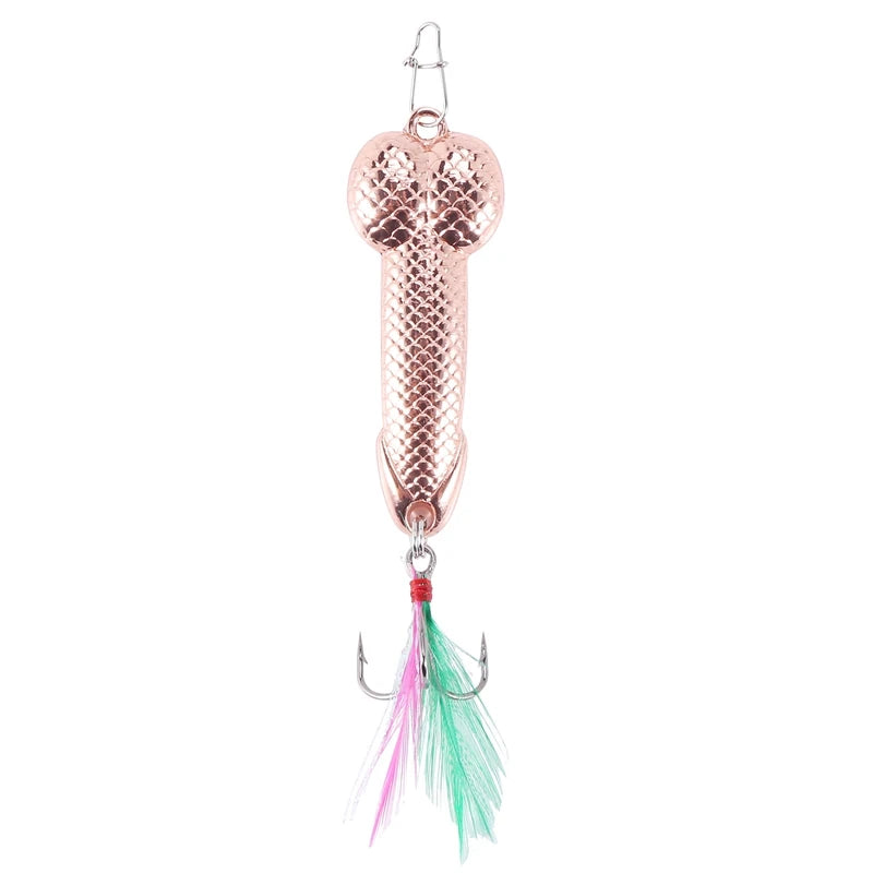 1Pcs Fishing Lures Tackle Hook Dick Spinner Spoon Pike VIB Wobble Tackle Hook