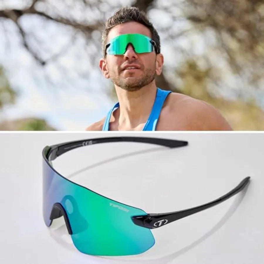 Tifosi Vogel SL Sport Sunglasses Men and Women - Ideal For Baseball, Cycling, Cricket, Golf, Hiking, Running