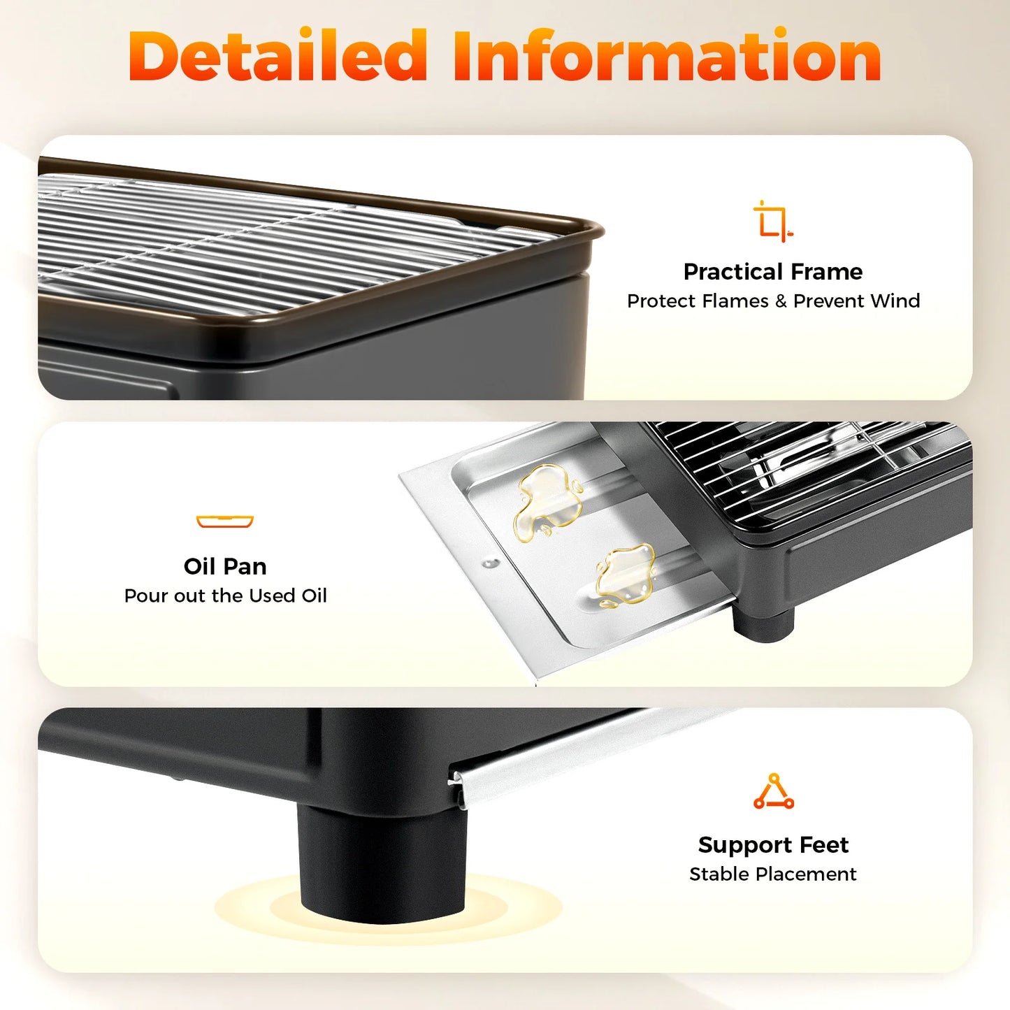 Portable Camping Grill Gas Stove Butane Gas Stove
