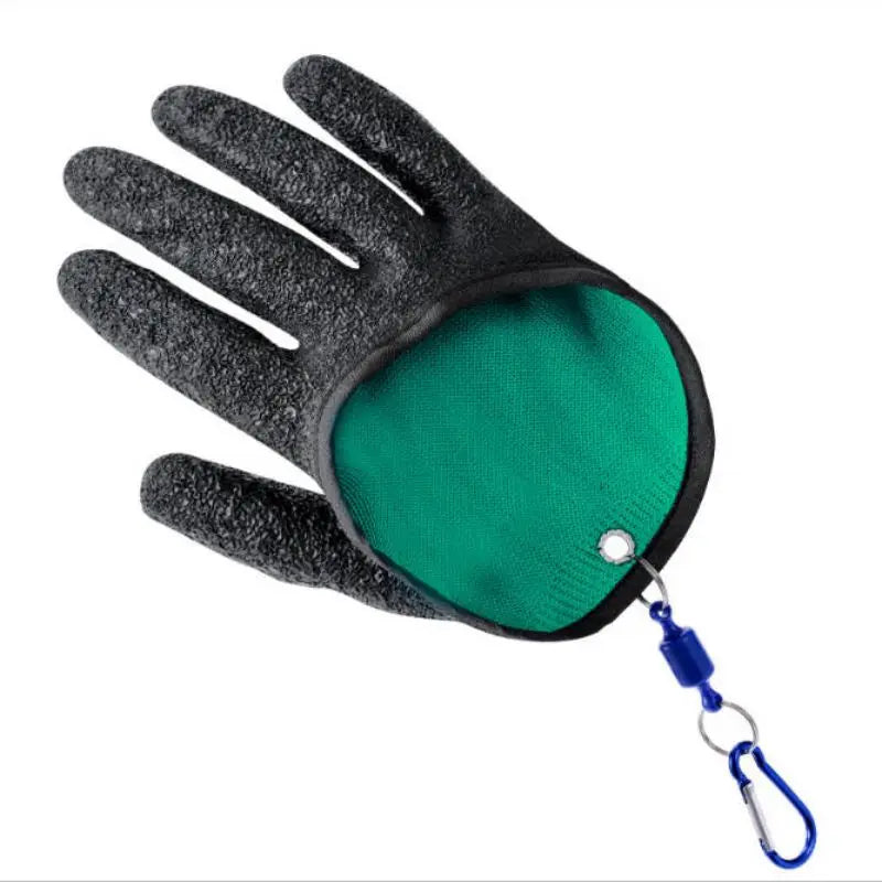 1PCS Fishing Gloves Catching Fish Anti-skid Durable Knitted Full Finger Waterproof Work Cut Resistant Gloves