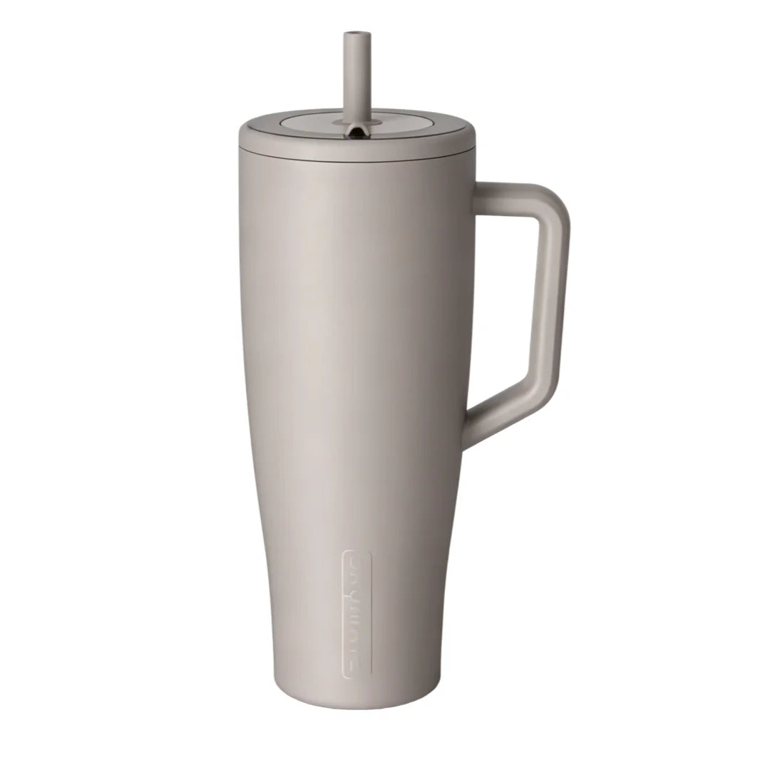 40 oz Leakproof Stainless Steel Travel Tumbler with Handle & Straw