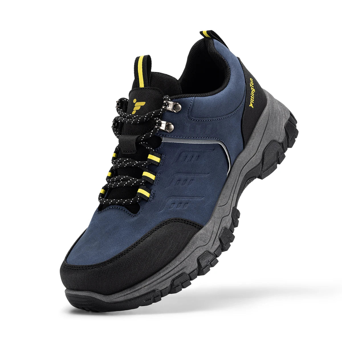 Fittington Men's Hiking Shoes Outdoor Mountaineering Cushioning Non-Slip Lightweight Strong Grip Casual Sneakers