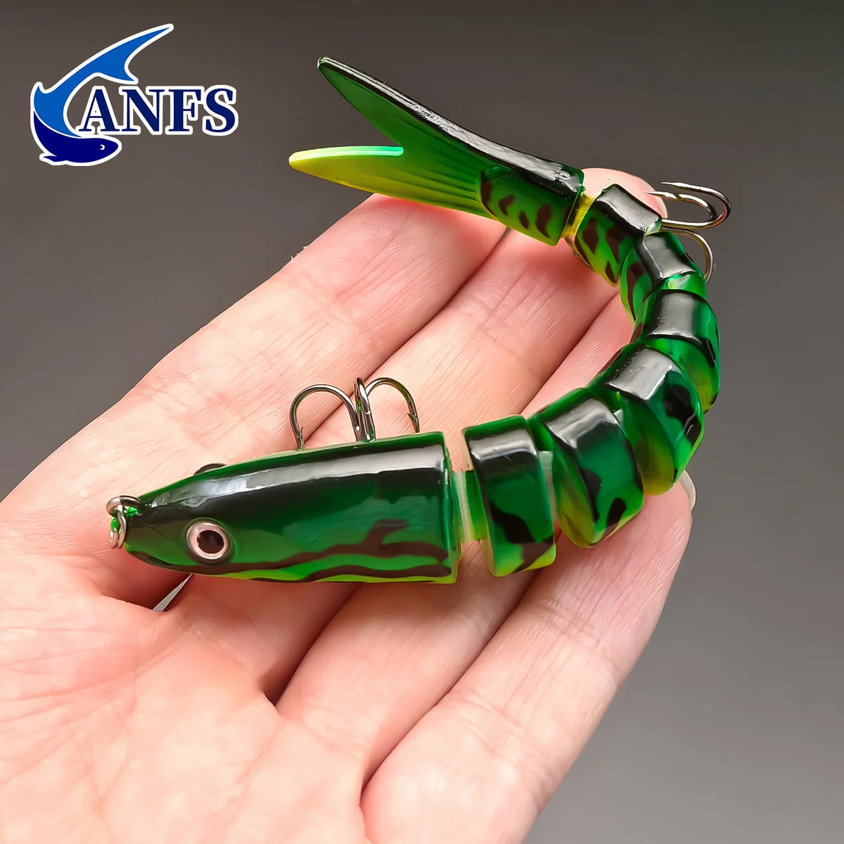 ANFS 5-Pack Multi-Jointed Swimbaits in Assorted Colors