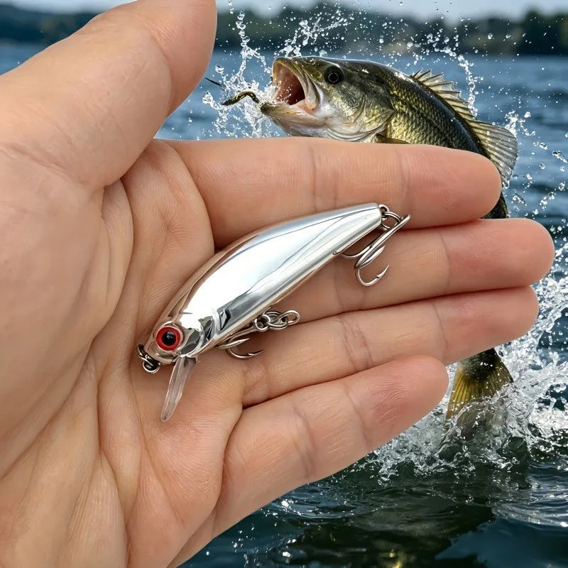 20-Piece Sinking Minnow Crankbaits (2.1" / 0.23 oz) for Bass Fishing