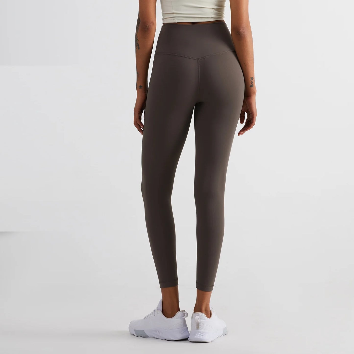 High-Waist Yoga Leggings with Back Pocket | Premium Athletic Training Pants