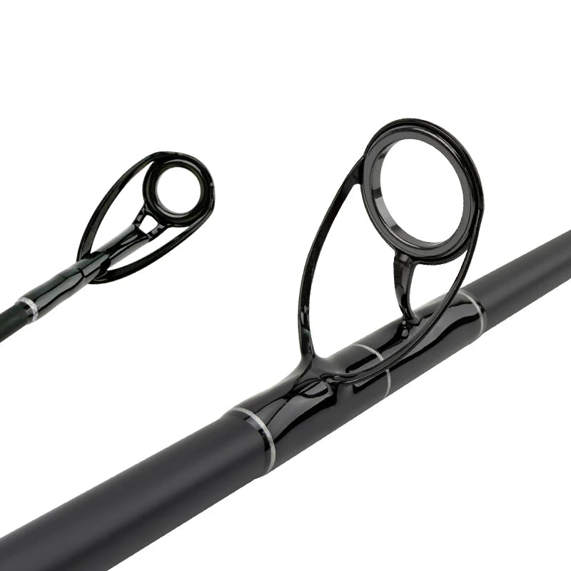 4-Section Heavy Power High Carbon Fiber Surf Spinning Fishing Rod (15–40LB)