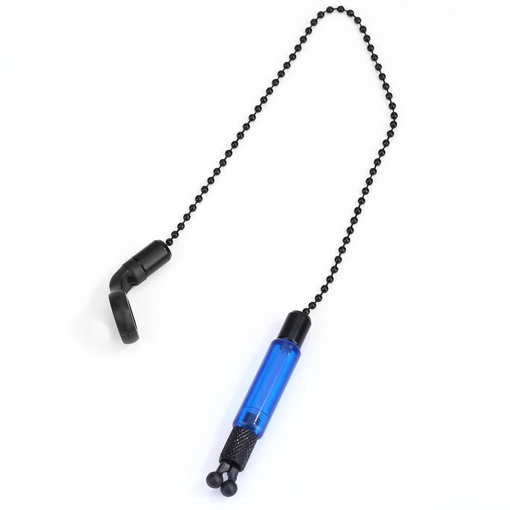 Bite Alarms Carp Fishing Hangers Bobbins Swingers Indicators Fishing Alarm Swinger Steel Chain 4 Color Bite Alarm Fishing Tools