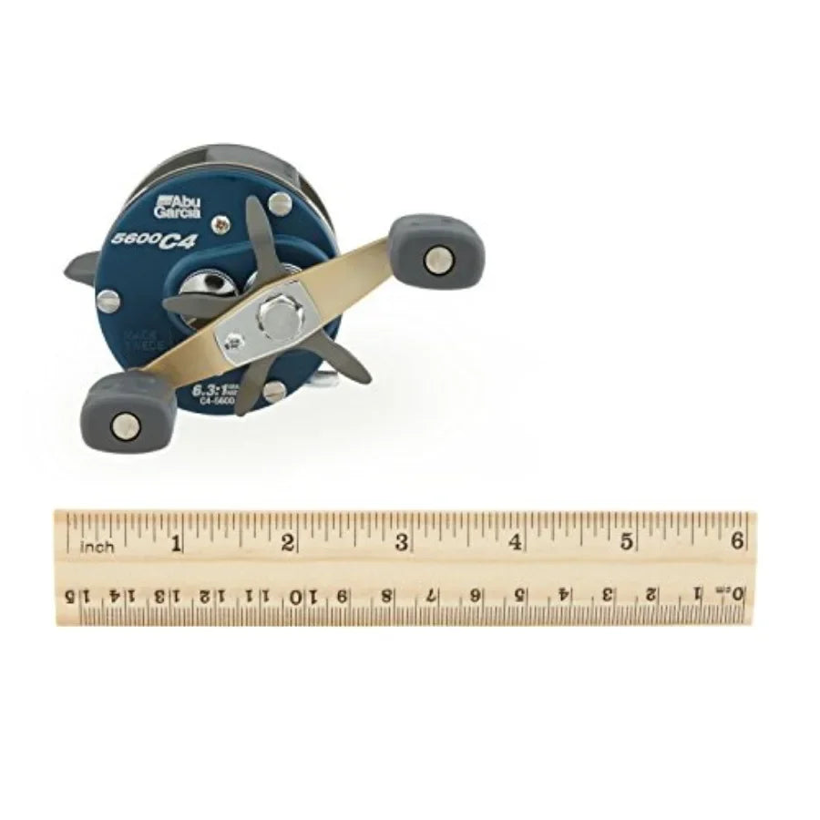 Ambassadeur C4 Baitcast Round Fishing Reel for HeavyDuty Fishing Smooth Casting Performance