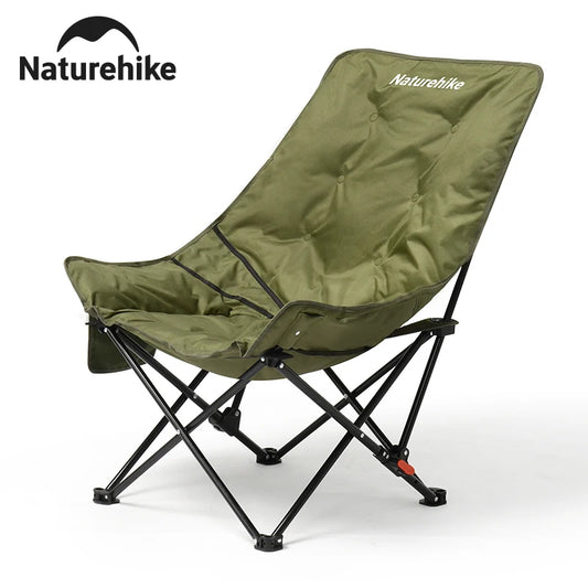 Naturehike High Back Moon Chair Camping Outdoor Fishing Folding Adjustable Lounge Chair