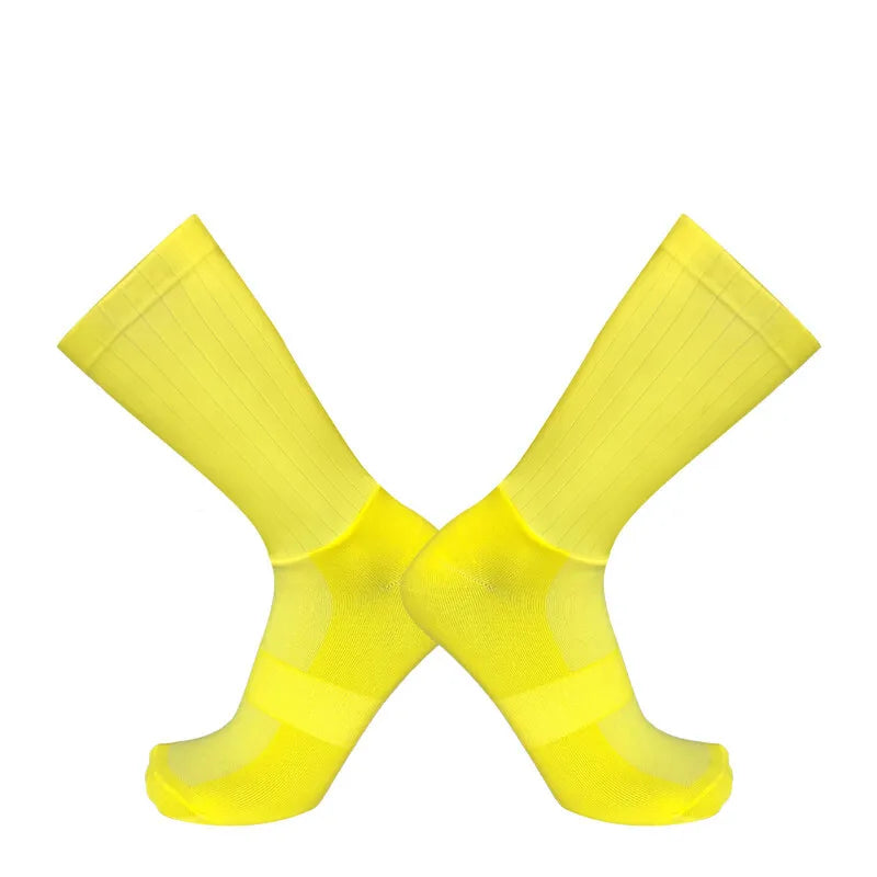 Socks Aero Anti Slip Silicone Summer Whiteline Cycling Socks