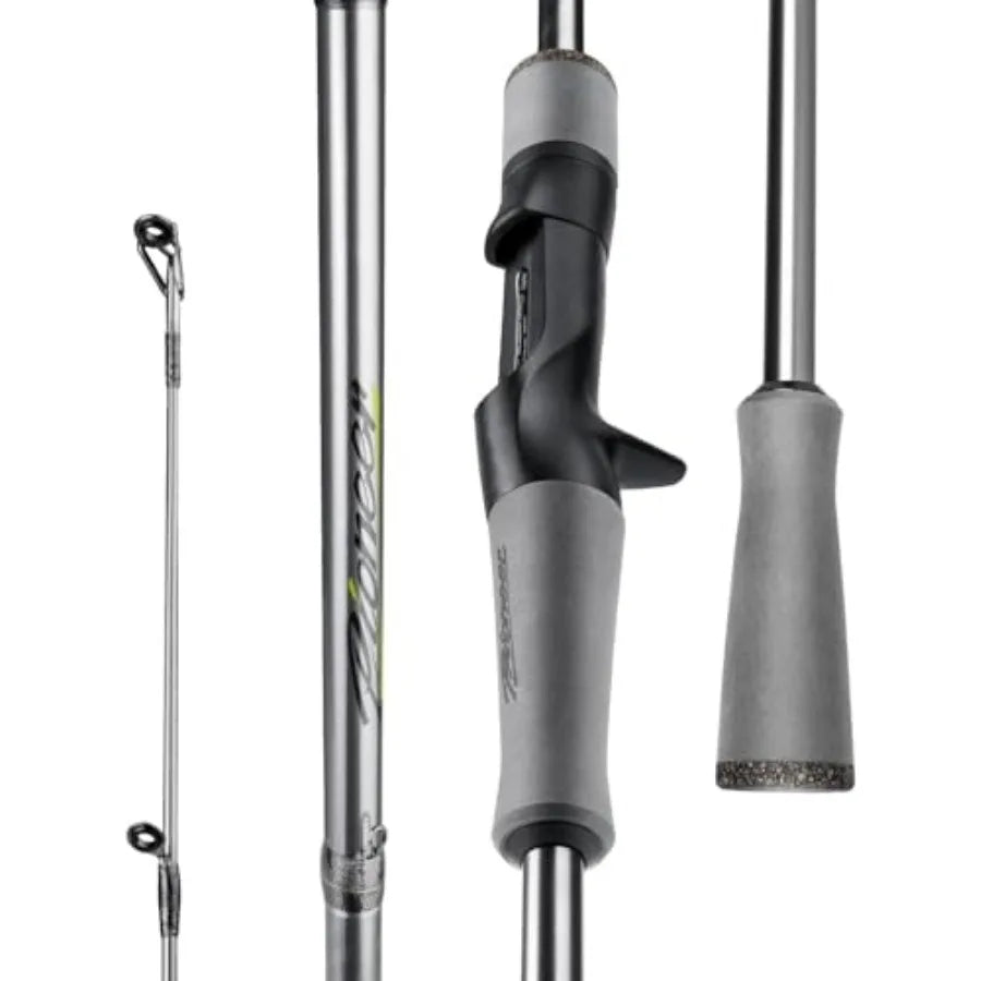 2-Piece 24T Carbon Fiber Fishing Rod (Spinning & Casting)
