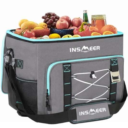 Insulated Cooler Bag 90Cans/55L Large Cooler Bag Soft Sided Cooler with Shoulder Strap
