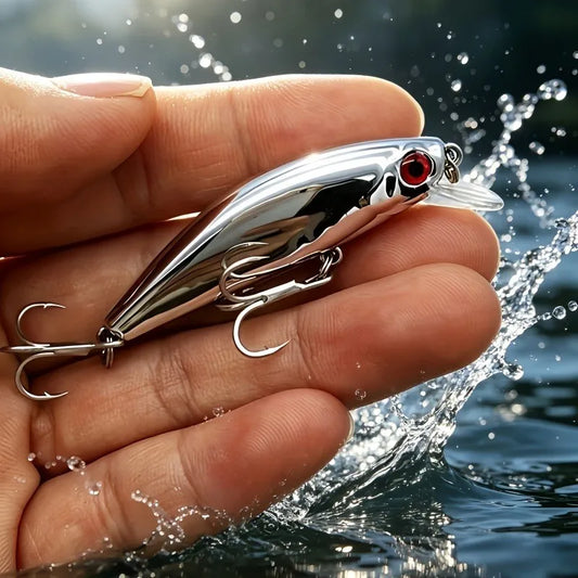 20-Piece Sinking Minnow Crankbaits (2.1" / 0.23 oz) for Bass Fishing