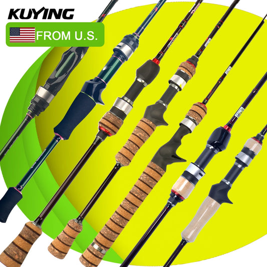 KUYING Teton Carbon Fiber Casting & Spinning Fishing Rod