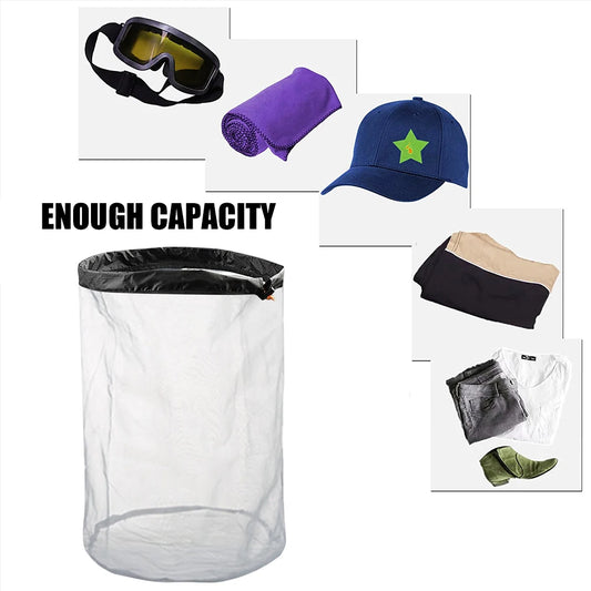 Compression Bag Portable Waterproof Drawstring Travel Sundry Bag Dustproof Space Saving Carry Pouch for Camping Travel Hiking