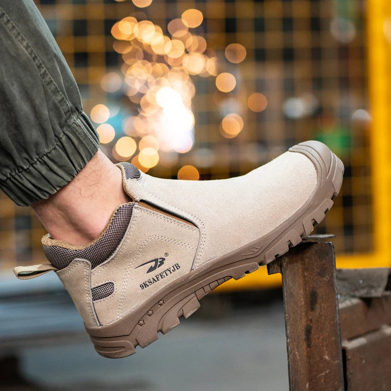 Composite Toe Light Weight Safety Shoes Comfortable Soft Work Sneakers Wear-resisting Anti-Puncture Low Top