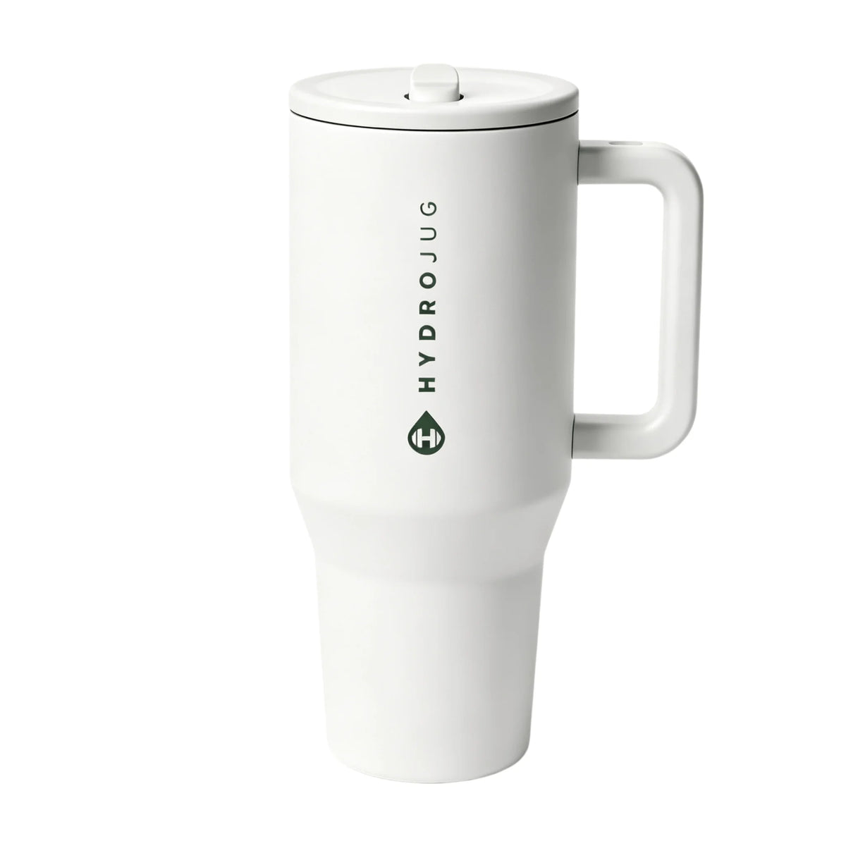 40 oz Insulated Stainless Steel Travel Tumbler with Flip Straw & Handle